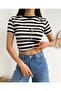 Striped Necklace Crop - 4