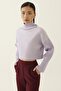 Illas Lilac Ecru Color Women's Knitwear Blouse - 2