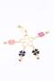 Gold 5-Piece Clover Decorated Keychain - 7