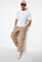Mink Jogger Fit Pocketed Technical Fabric Trousers Tmnss23Pl00028