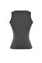 Antrasit Pamuklu Halter Yaka Fitted/Vücuda Oturan Esnek Örme Atlet TWOSS23AL00069 - 8