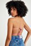 Ribbed Camisole Back Detailed Crop Body - 5