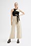 Women's Tactel Tie Crop Blouse - 4