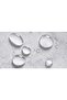 Gray Bathroom Curtain 1x120x200 Single Wing Gray Shower Curtain with Ring Gift 0010 - 3