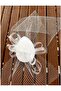 Bridal Cap, Bridal Hat, Wedding Bridal Cap, Voilet Bridal Round Molded Cap Hole Fabric - 2