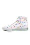 United Colors of Bn-30185 White Canvas Hi Sneaker - 2