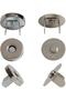 Set of 20 Magnetic Round Bag Snaps Magnetic Snaps on Knitted Bag Silver Color - Very Strong - 4