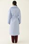 Clairs Regular Fit Shawl Collar Midi Length Lilac Color Women's Coat - 4