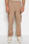 Mink Jogger Fit Pocketed Technical Fabric Trousers Tmnss23Pl00028 - 4