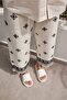 Clarisa White Diamond Pattern Eva Summer Beach-day Platform Slippers - 6