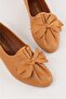 Women's Tan Genuine Leather Ballerinas, Size 35-41-42 - 6