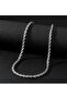 Stainless Steel Twist Chain Men's Necklace - 4