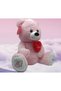 Plush Teddy Bear with Globe and Necklace Gift Valentine's Day Mother's Day Birthday Wedding Anniversary - 4