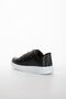 Women's Casual Thick Soled Sneaker Lace-up Black-white Comfortable Lightweight Sports Shoes - 7