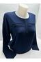 Self Patterned Stoned Lycra Summer Mother's Day Women's Mother's Combed Cotton Blouse - 3
