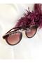 Ziron Oval Design Brown Women's Sunglasses - 7