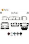 Meriç ®   Fiat Stilo Front Glove Box Trim Aluminum 13 Pieces 2003-2009 - 3