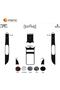 Meriç ®   Hyundai Atos Front Glove Box Trim Gloss Black 6 Pieces 1998-2006 - 2
