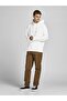 Düz Renk Kapüşonlu Sweatshirt - 2