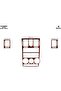Meriç ®   Hyundai Getz Front Glove Box Trim Mahogany 4 Pieces 2002-2005