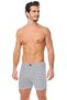 Seher Men's Boxer Briefs with Frost Buttons Patterned Pack of 10