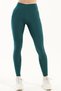 Women's Petrol Green High Waist, Stretch, Lifting, Pocket Sports Leggings Push Up Connection Series - 2