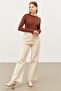 Women's Bitter Brown Crew Neck Body - 4