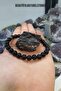 Black Tourmaline Natural Stone Bracelet (With Raw Stone Gift) (radiation and electromagnetic field cleansing)