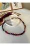 Natural Colored Mother of Pearl Broken Stone Necklace - 100% Original - 4
