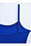 Girl's Cobalt Blue Rope Strap Skirt Swimsuit - 4
