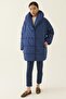 Clairs Comfortable Fit Shawl Collar Parliament Color Women's Coat - 3