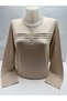 Self Patterned Stoned Lycra Summer Mother's Day Women's Mother's Combed Cotton Blouse