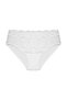3-Piece Cotton Waist Lace Detailed High Waist Large Size Women's Panties - 3