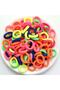 Pack of 12 Colorful Flexible Elastic Hair Clips - 2