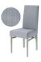 Chair Cover Gray Color Lycra, Washable, 6 Pieces