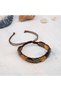 Certified Abundance Bracelet with Citrine Tiger's Eye Pyrite Natural Stone, 100% Handcrafted - 6