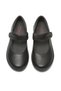 Genuine Leather Black Children's Spiral Comet Kids Casual Shoes - 2