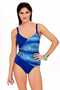 Women's Patterned Double-breasted Swimsuit