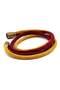 Men's Claret Red Yellow Double Sira Magnetic Clip Bracelet BT469 - 2
