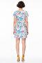 Women's White Floral Print Dress MM-1362 - 2