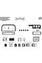 Meriç ®   Fiat Ducato Front Glove Box Trim Gloss Black 32 Pieces 1994-1999 - 3