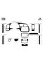 Meriç ®   Honda Accord Japanese Front Glove Box Trim Gloss Black 14 Pieces 1998-2002