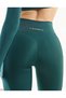 Women's Petrol Green High Waist, Stretch, Lifting, Pocket Sports Leggings Push Up Connection Series - 4