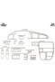 Meriç ®   Kia Carnival Front Glove Box Trim Aluminum 14 Pieces 1999-2006
