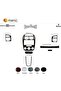 Meriç ®   Kia Cerato Saloon Front Glove Box Trim Carbon 7 Piece 2007-› - 2