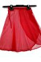 Girls' Red Ballet Rhythmic Artistic Gymnastics Chiffon Tulle Long Skirt - 3