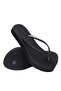 Black Women's Slippers Hav. Slim Flatform Sparkle - 4