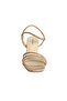 L15 Gold Shiny Stone Summer Heeled Women's Shoes - 4