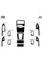 Meriç ®   Honda Accord Front Glove Box Trim Gloss Black 13 Piece 2003-2009