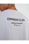 Large Size Represent Owners' Club Printed Oversize Cotton T-shirt with Chest Detail - 3